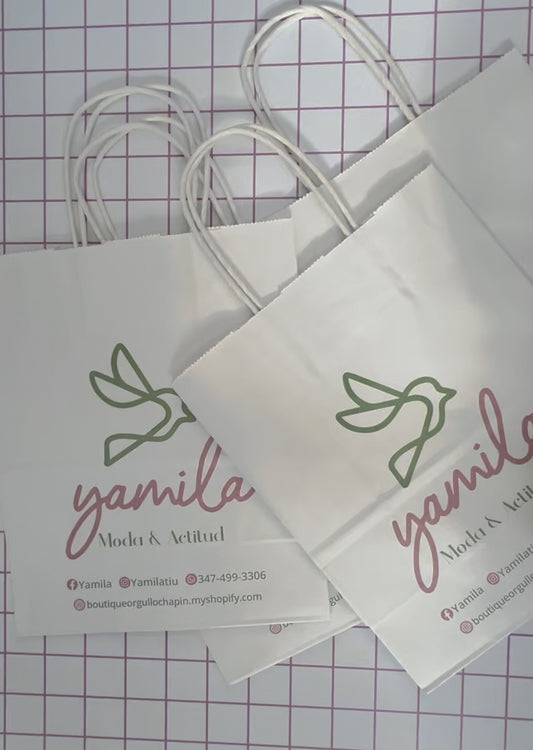 White Kraft Medium Bag