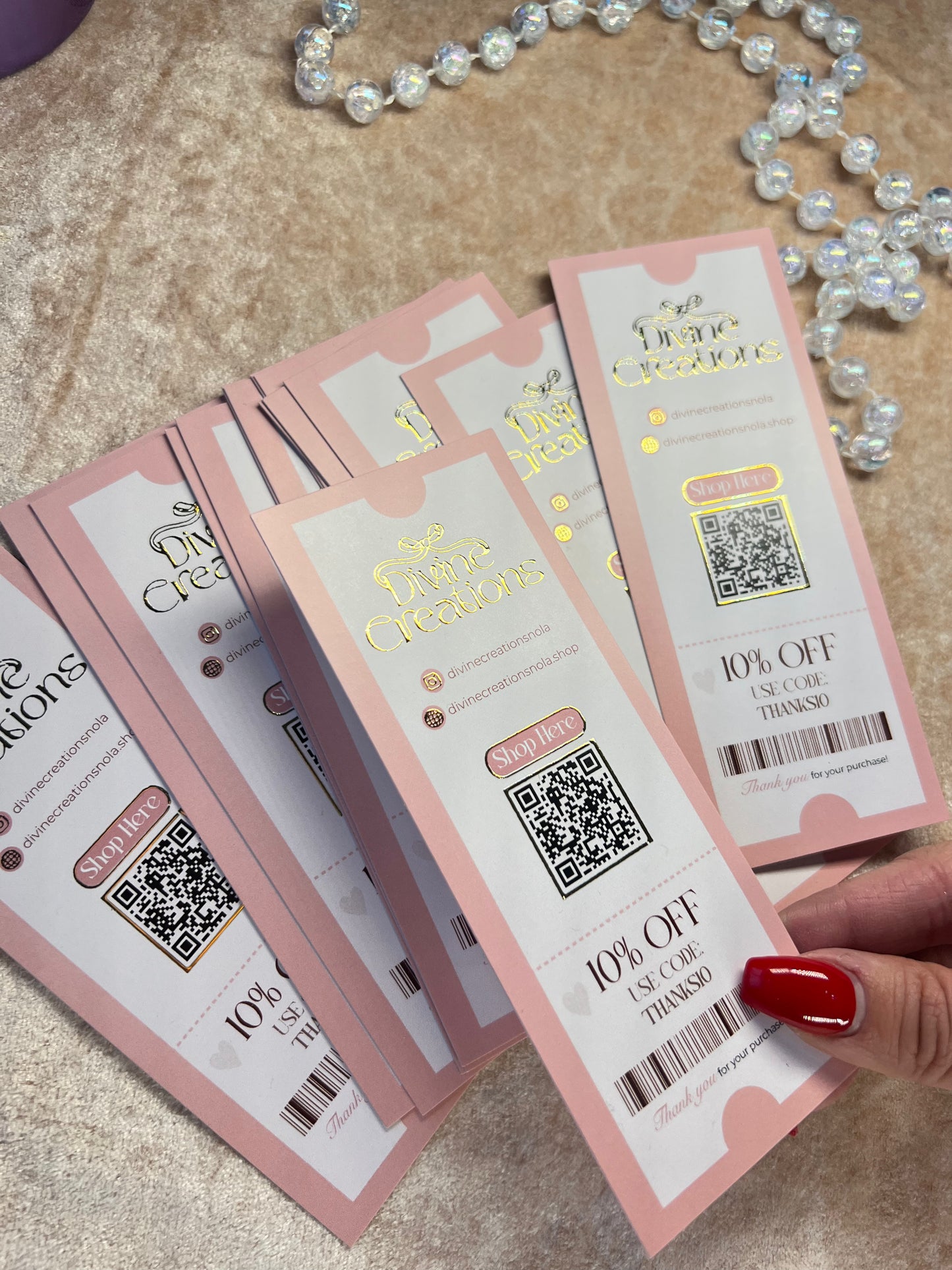 Ticket Raised Foil cards