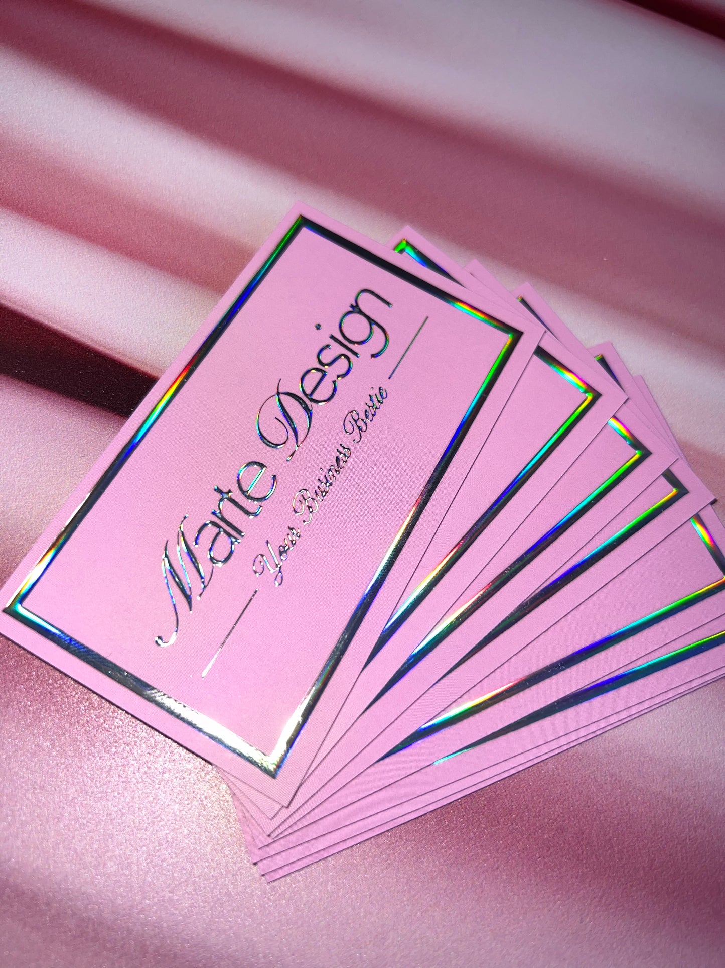 Luxury Velvet Raised Foil Business cards